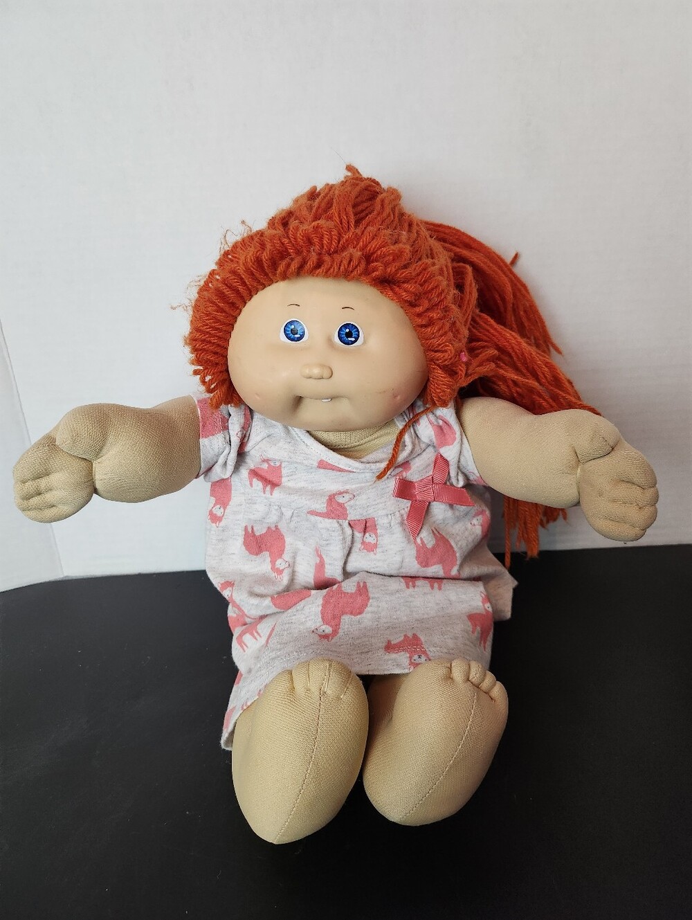 Vintage Cabbage Patch Kids Doll Red Hair Blue Eye Girl